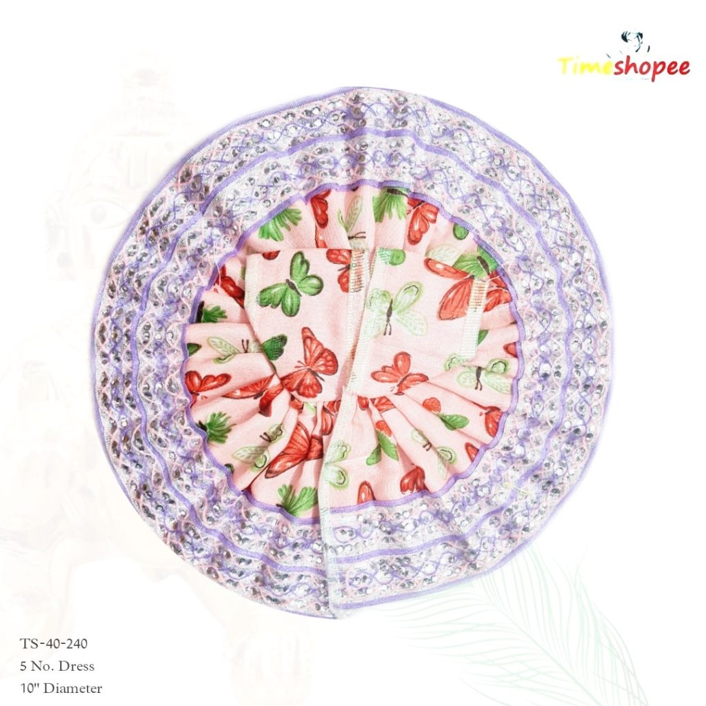 Laddu Gopal Dress Size 5 No. with 10 Inch Diameter from Timeshopee