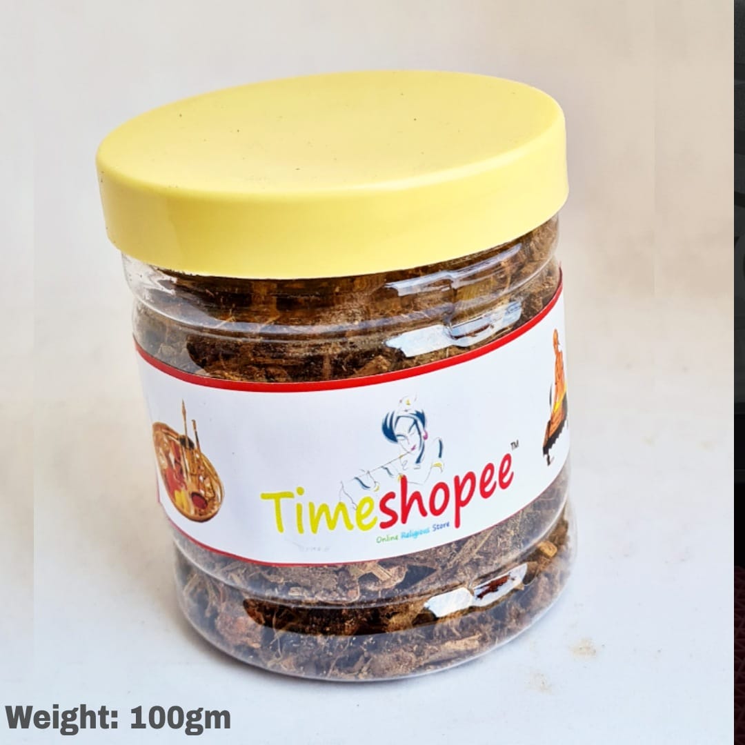 Nazar Raksha Dhuni with free cow dung cake, featuring 12 sacred ingredients for Vedic purification.