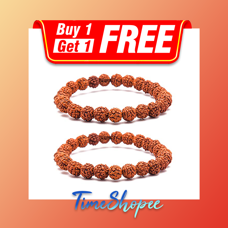 Combo of Rudraksha Bracelet | Rudraksha Bracelet Lab Certified | Timeshopee