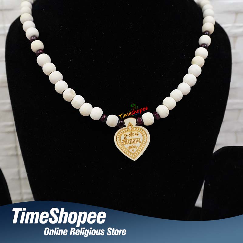 Shri Sita Ram Tulsi Locket in Tulsi Mala, Fancy and Stylish Design from Timeshopee