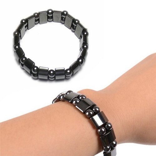 Black Magnetic Weight Loss and BP Control Bracelet - Lab Certified