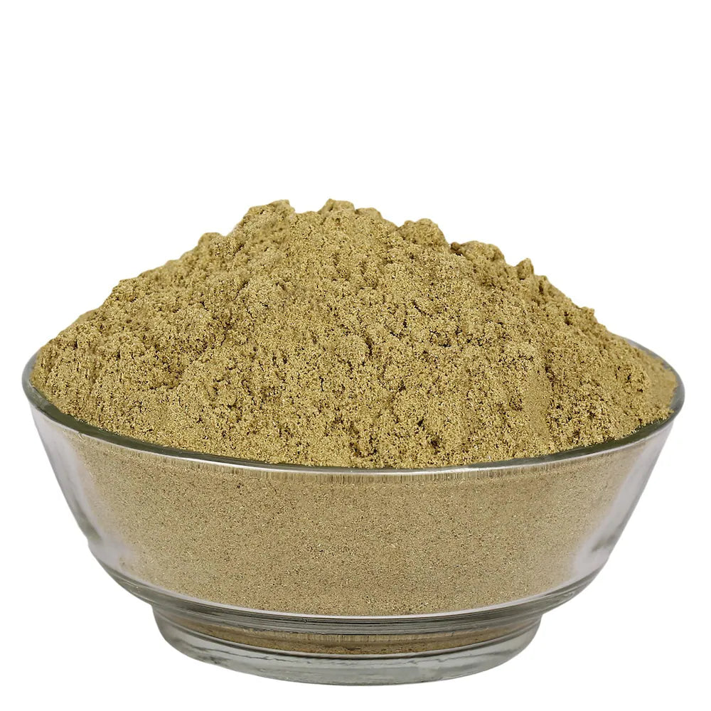 100GM of genuine Bel Patta Powder (Bilva leaf) from Timeshopee, known for its health benefits including lipid control and digestive support.