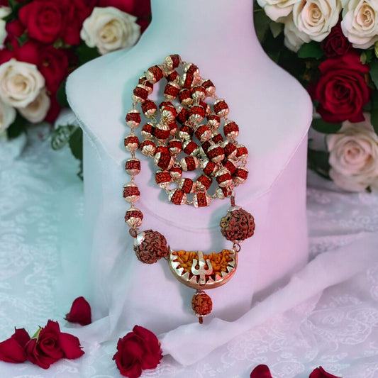 1 Mukhi Rudraksha Mala with a capped design | Timeshopee
