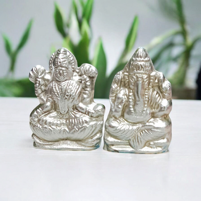 Lakshmi Ganesh Parad Murti | 100% Original Lab Certified Murti – Timeshopee