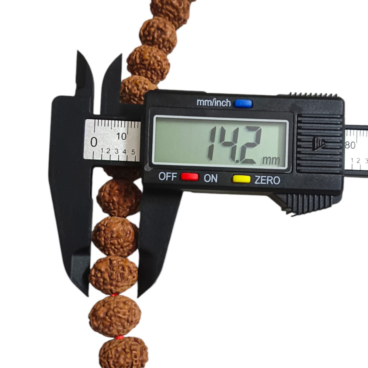 7 Mukhi Rudraksha Mala with 108 beads, lab certified