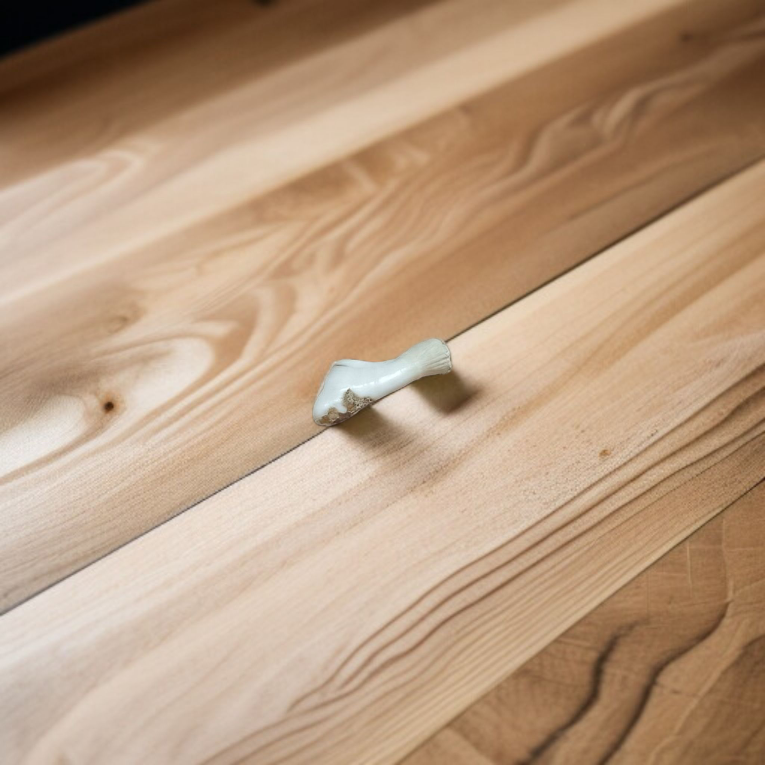 A high-quality natural Ketu Mani gemstone without studded design, lab-certified, displayed on a white background, symbolizing purity and spiritual balance