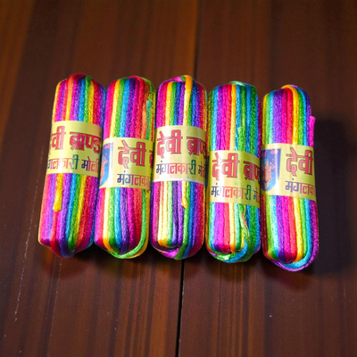 Silk Pooja Kalawa Moli | Multi Color Sacred Raksha Sutra Threads – Timeshopee