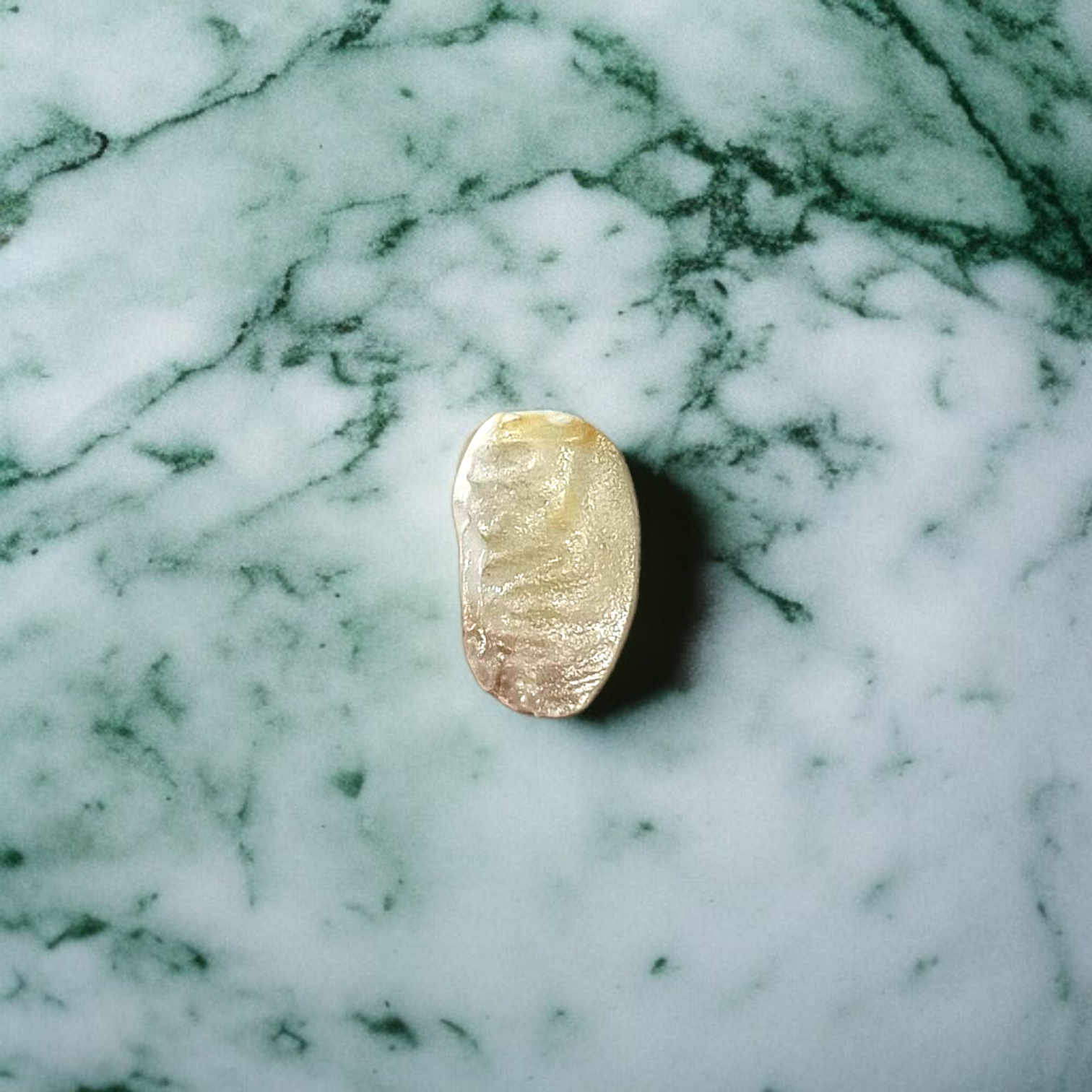 A pure, lab-certified Natural Shukra Mani gemstone without studded design, symbolizing Venus energy, love, and prosperity, displayed on a white background