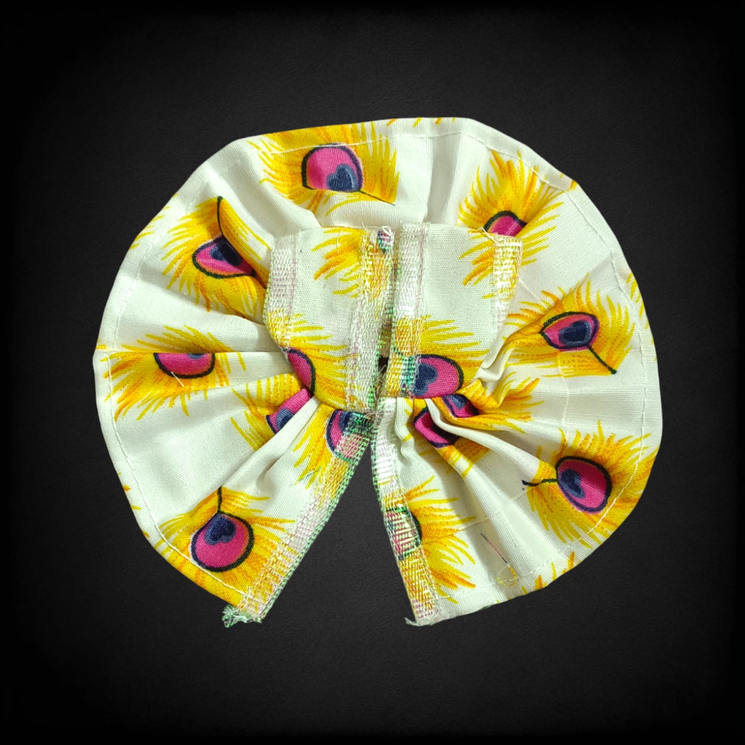 A soft cotton Laddu Gopal dress (poshak) for 1 No. Laddu Gopal, perfect for daily pooja or casual rituals with a lightweight and comfortable design.
