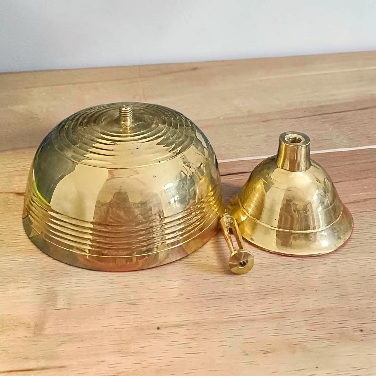 Akhand Jyot Brass Diya 520GM for Puja Temple Daily Worship Aarti Traditional Brass Oil Lamp
