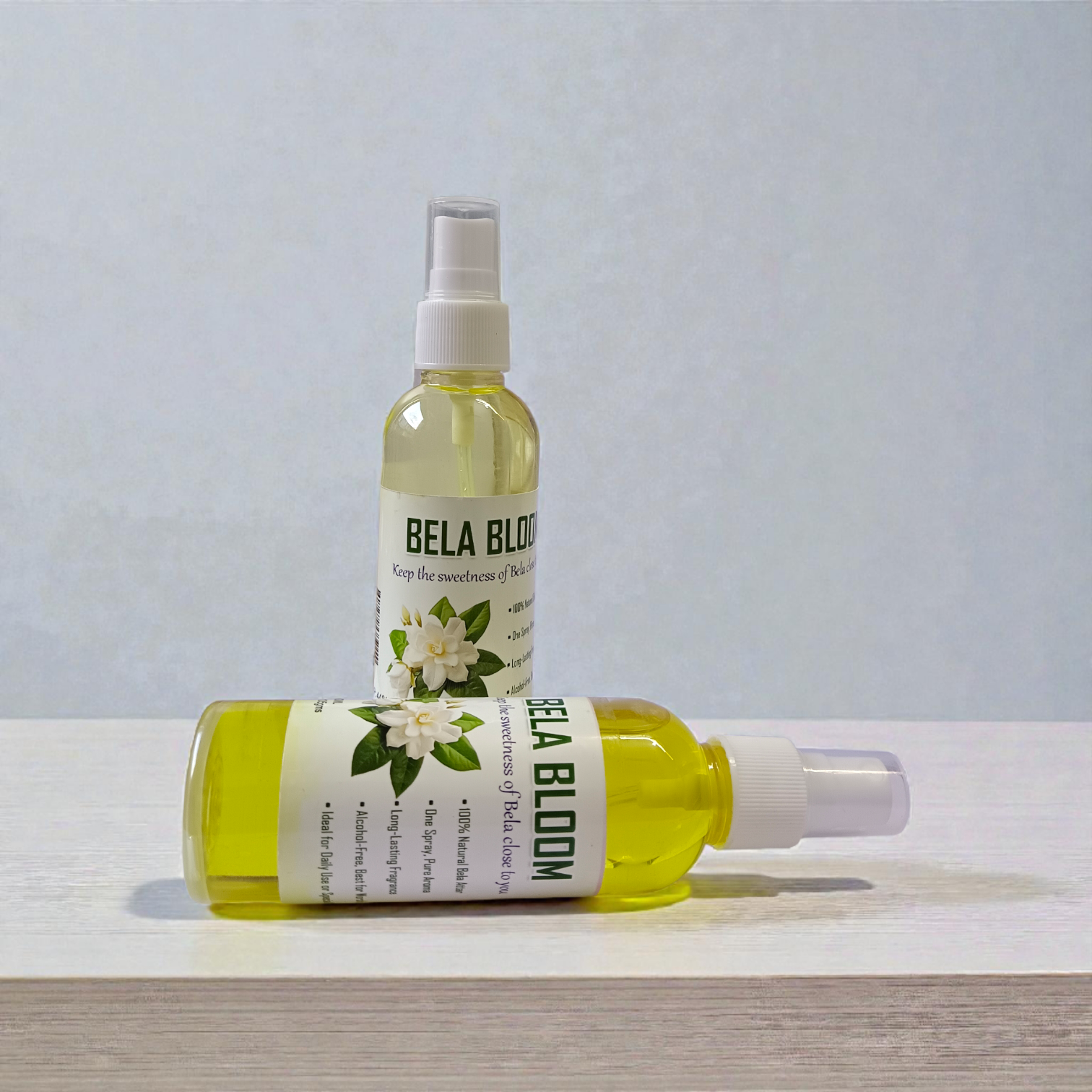 Bela Bloom Spray Attar 100ML set of 2 alcohol-free long-lasting floral fragrance bottles