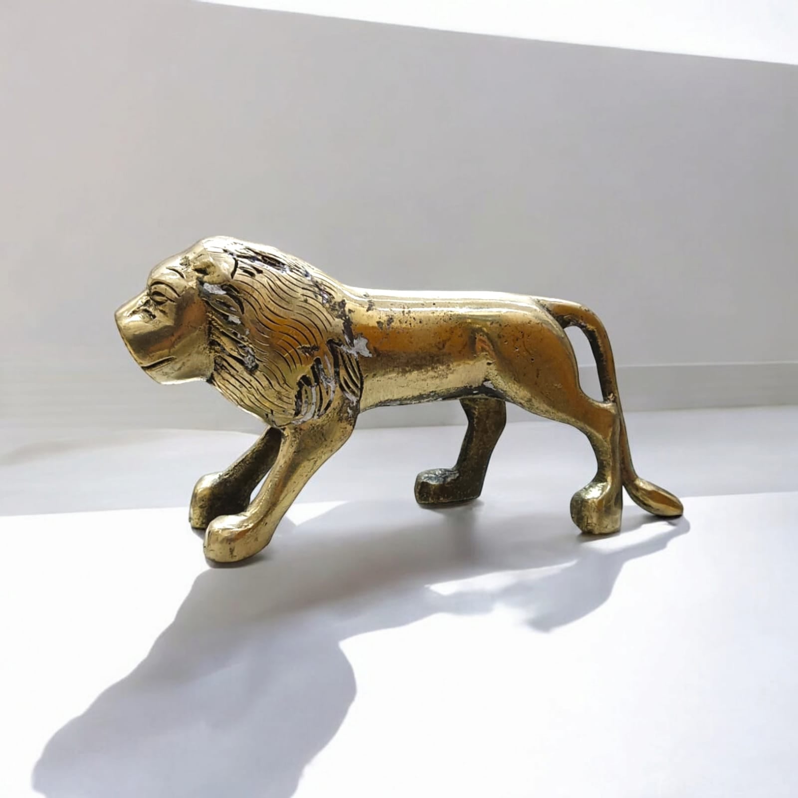 Brass Lion Statue | For Office Vastu | Timeshopee