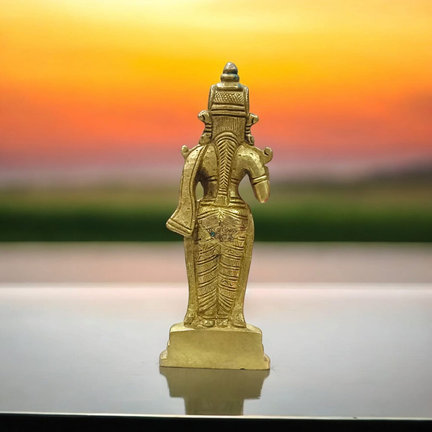 Brass Mata Lakshmi Idol | Lakshmi Mata in Brass | Timeshopee