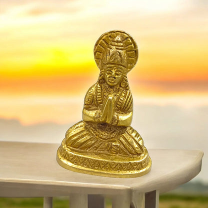 Brass Mata Parvati Murti, intricately designed Maa Parvati idol, available for home altars and gifting at Timeshopee.