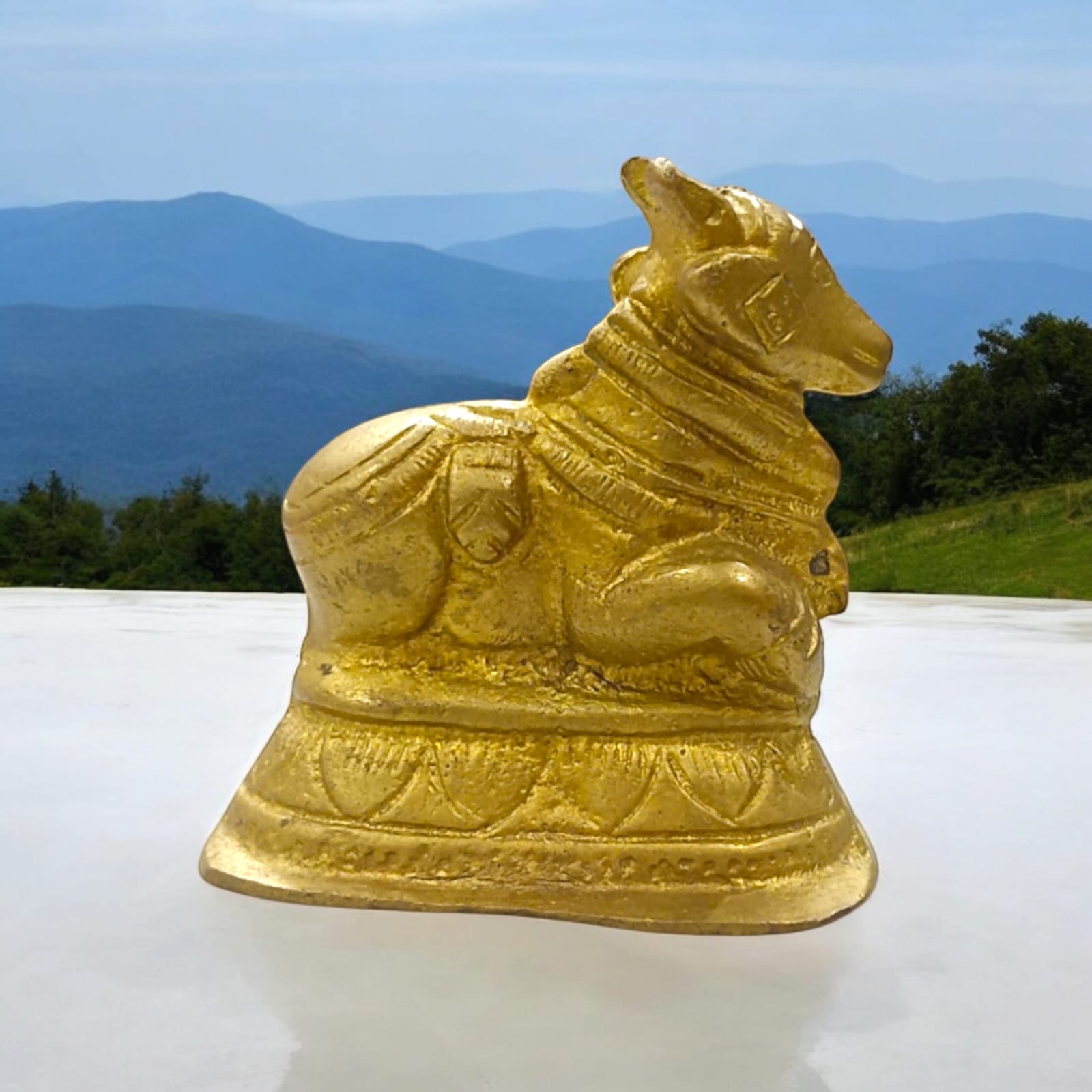 Brass Nandi | Shiva Devotee Nandi Idol | Timeshopee