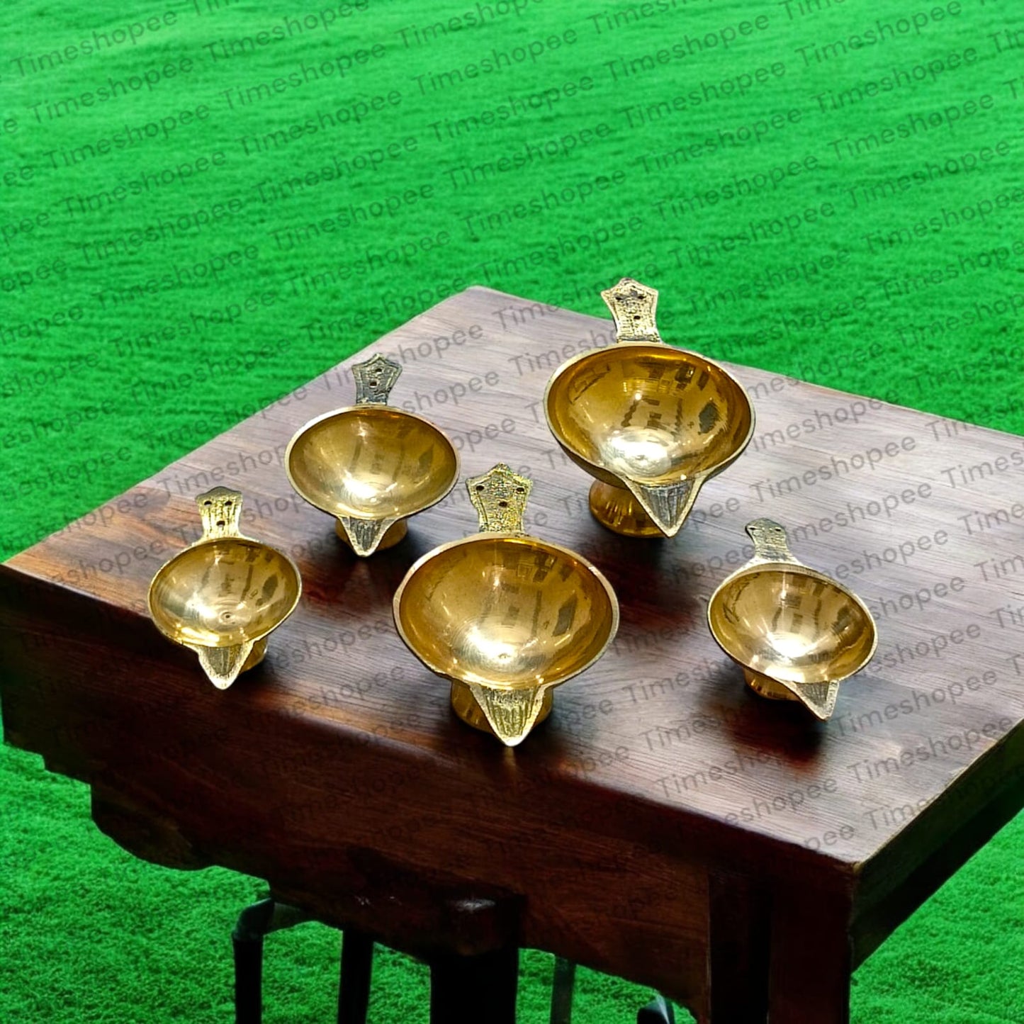 Brass Oil Lamp | Brass Jyot for Pooja & Temple Aarti – Timeshopee