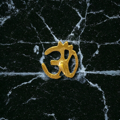 Brass Om Tilak Stamp for Forehead – Traditional Hindu Tilak Tool for Rituals, Puja, and Meditation