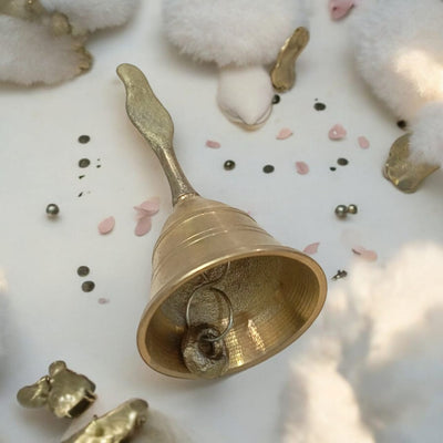 Brass Pooja Bell | Brass Ghanti Garuda Ganti for Temple & Rituals – Timeshopee