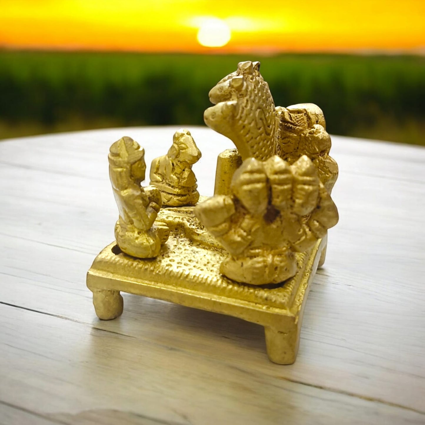 Brass Shiv Parivar for Jal Abhishek | Shivling Statue for Home | Timeshopee