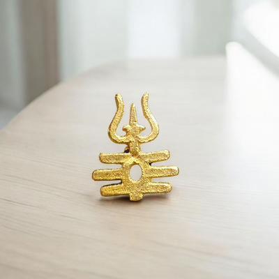 Brass Trishul Tripund Tilak Stamp for Lord Shiva Devotees – Timeshopee