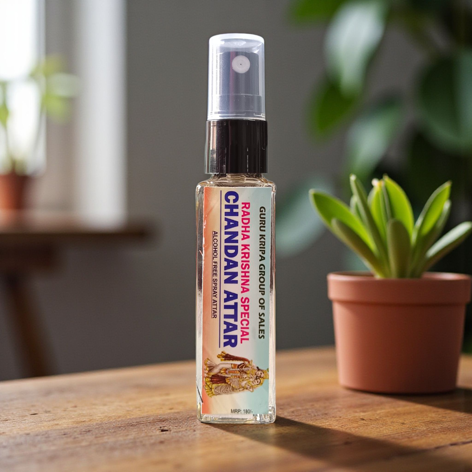 Chandan Spray Attar | 25ML | Best Spray Itra | Natural Fragrance | 0% Alcohol With Floral Fragrance | Sandalwood Itra Best for Shiv Ji | Timeshopee