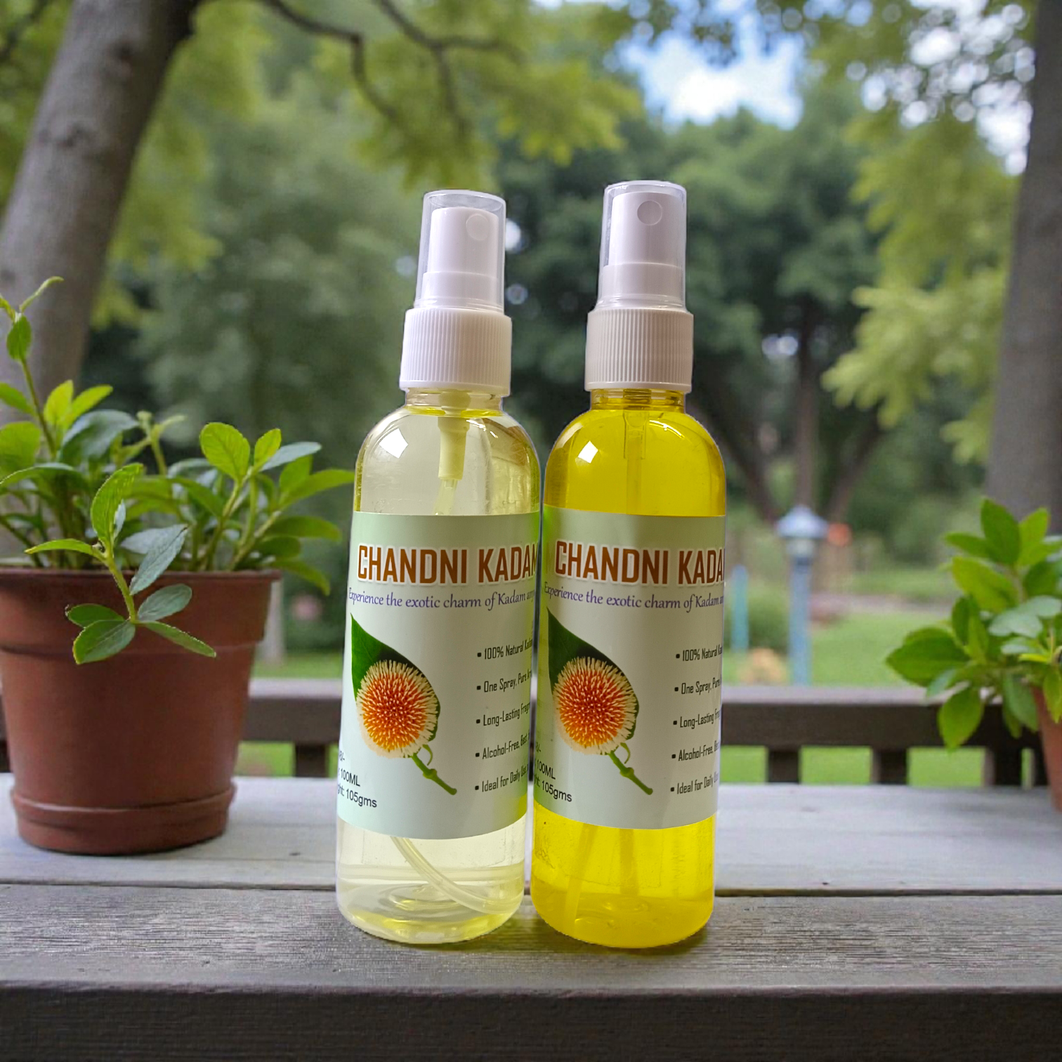 Chandni Kadam Spray Attar 100ML set of 2 alcohol-free long-lasting floral fragrance bottles