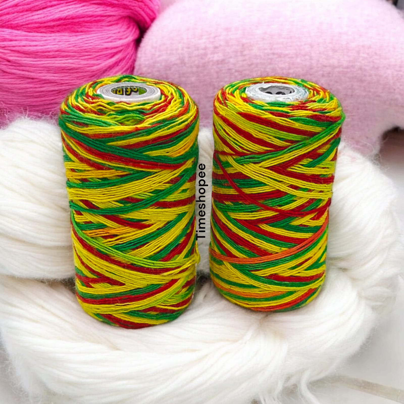 Colorful sacred pooja moli thread used for religious rituals and ceremonies.