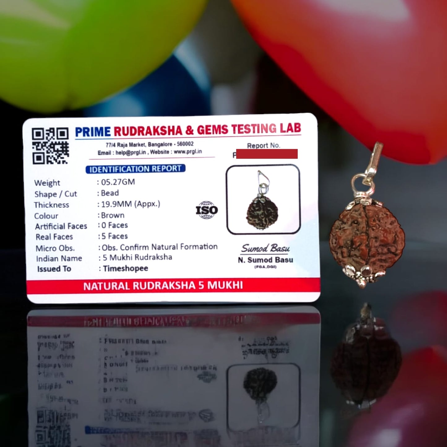 Combo Of 4 Mukhi With 5 Mukhi Rudraksha | Lab Certified | Timeshopee