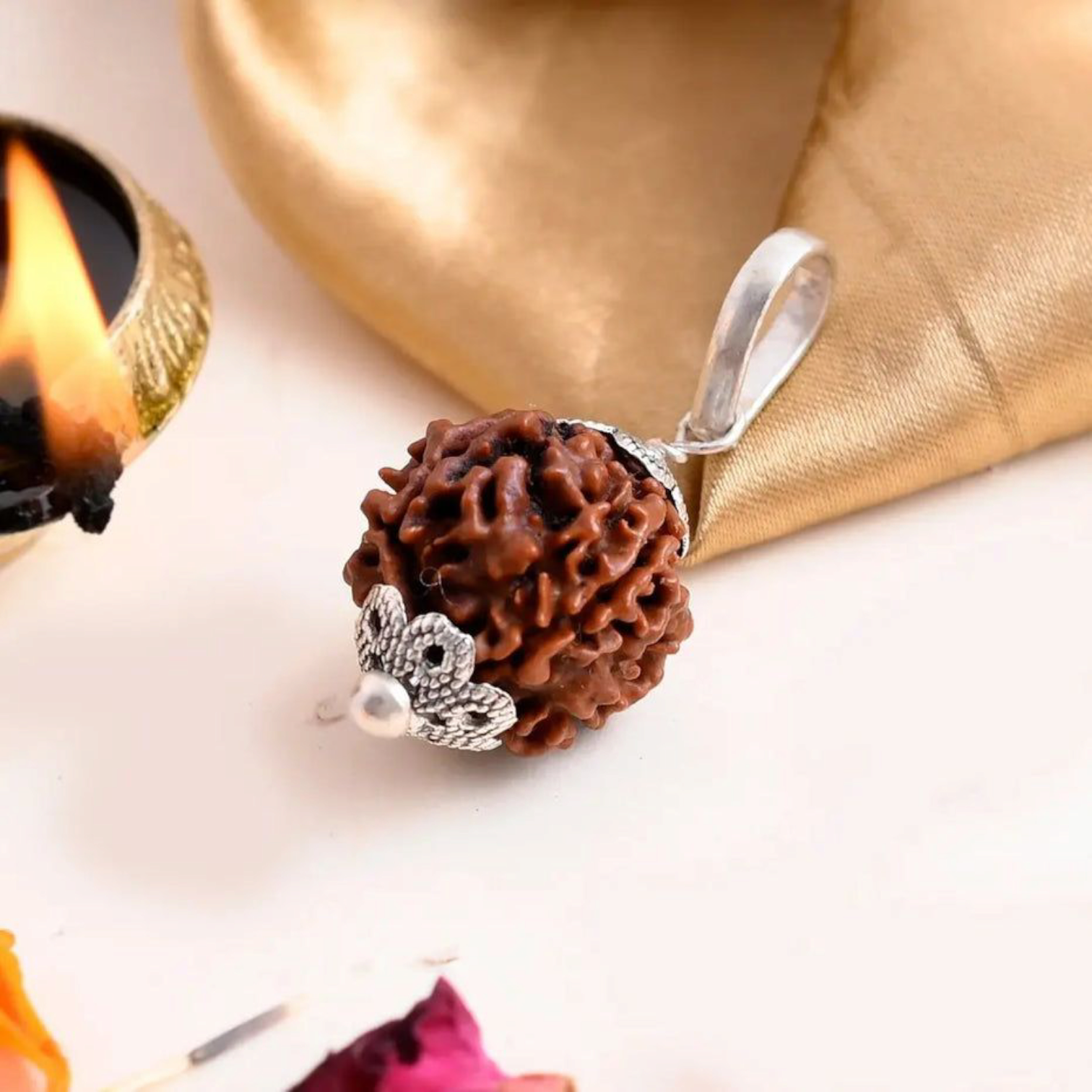 Combo Of 4 Mukhi With 6 Mukhi Rudraksha | Lab Certified | Timeshopee