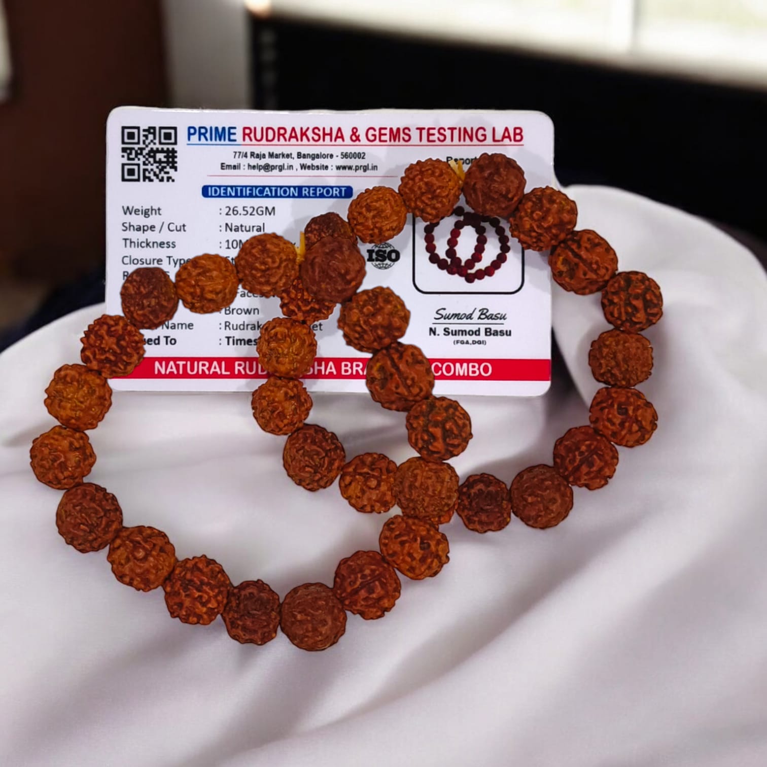 Combo of Rudraksha Bracelet | Rudraksha Bracelet Lab Certified | Timeshopee