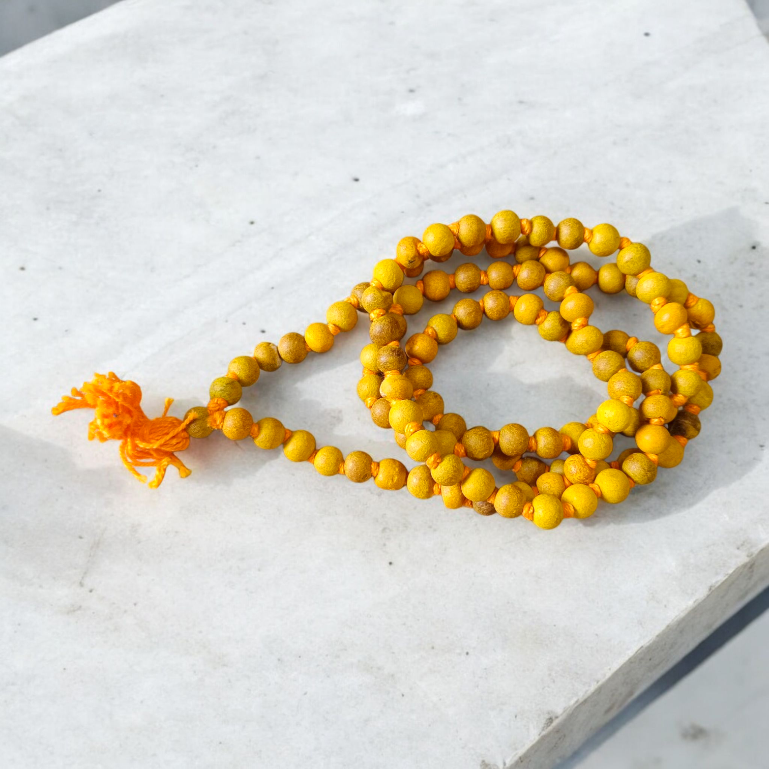 Combo of Kamal Gutta and Haldi Mala with 108+1 beads for meditation and spiritual use