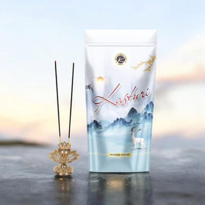 Agarbatti Sticks 130g – Kasturi Fragrance with Zipper Pack – Timeshopee