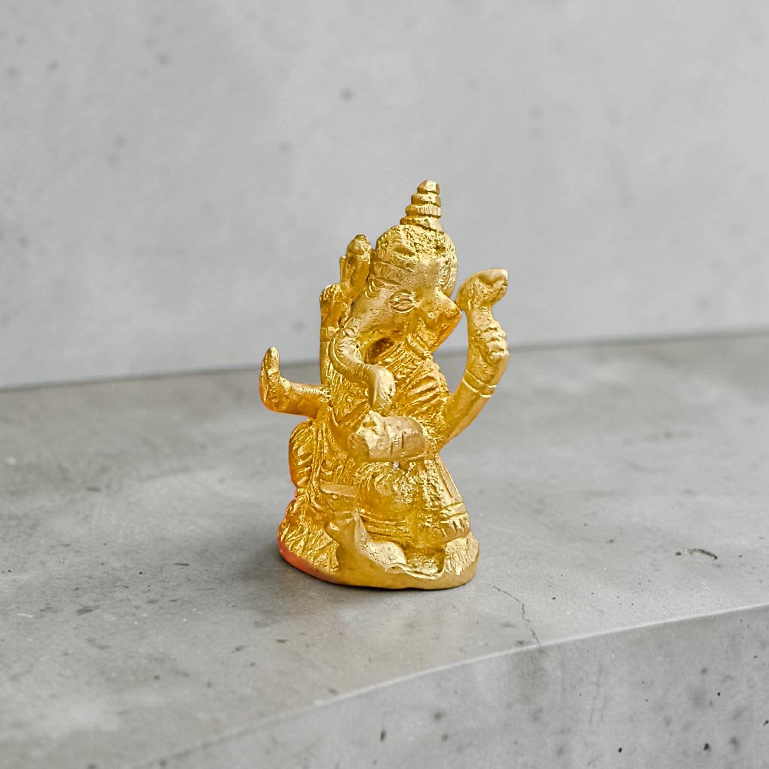 Ganesh Ji Brass Murti in brass for home temple, daily puja, worship and Ganesh devotion