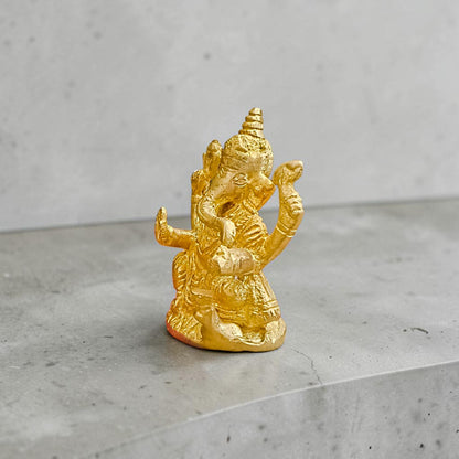 Ganesh Ji Brass Murti in brass for home temple, daily puja, worship and Ganesh devotion