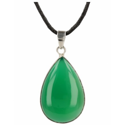 Green Agate Pendant with Thread Hara Hakik Locket Lab Certified | Timeshopee