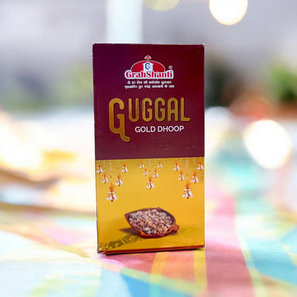 Guggal Gold Dhoop by Grahshanti - Premium 6 Months Pack for Puja