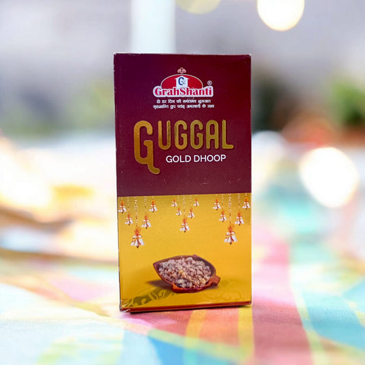 Guggal Gold Dhoop by Grahshanti - Premium 6 Months Pack for Puja