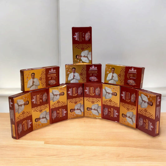 Guggal Gold Dhoop by Grahshanti - Premium 6 Months Pack for Puja
