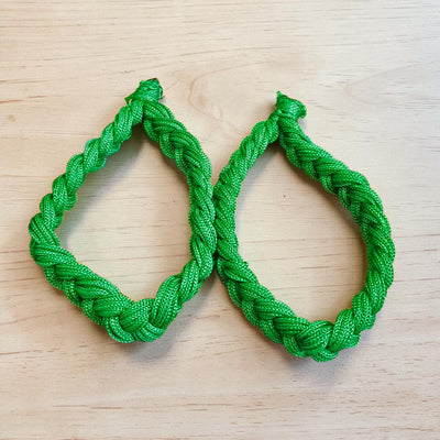 Handmade Green Bracelet Thread for Women & Men Set of 2 Spiritual Wrist Bands