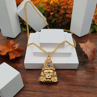 Hanuman Chalisa Locket | Laser Engraved Pendant with Chain | Spiritual Gift