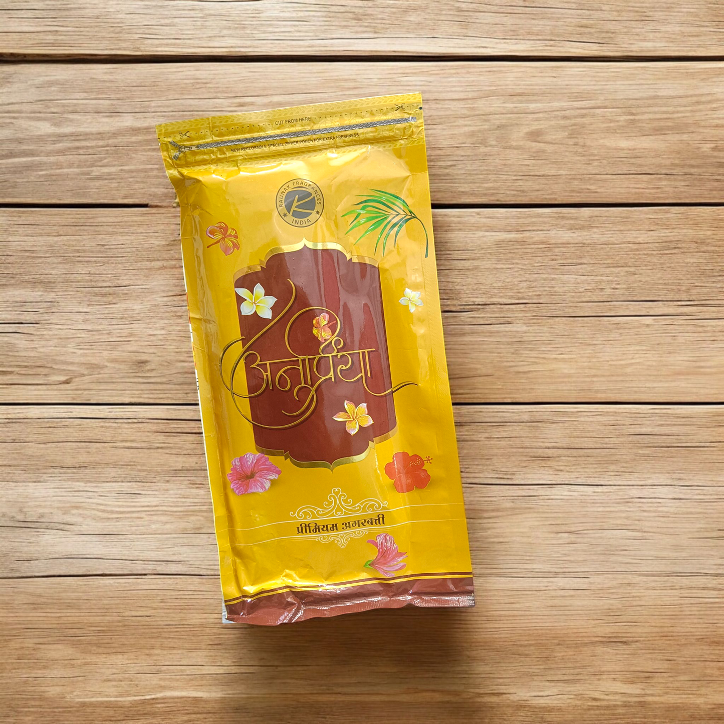 Agarbatti Sticks 130g – Anupriya Fragrance with Zipper Pack – Timeshopee