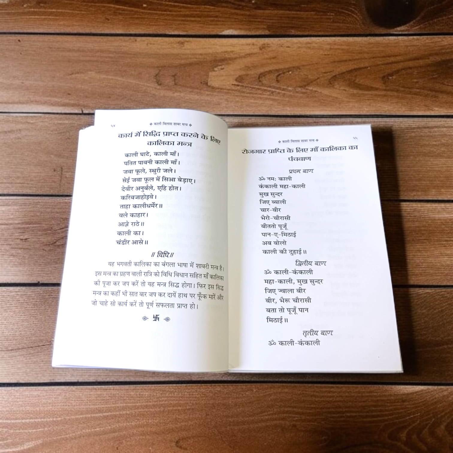 Kali Vilas Shabar Mantra In Hindi Book – Spiritual Guide for Personal Sadhana and Temple Use