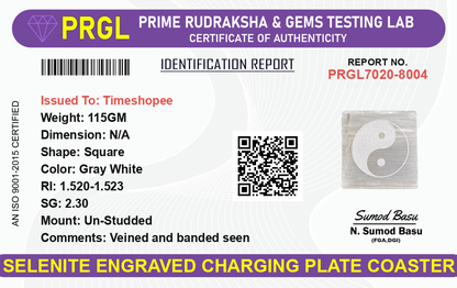 Lab Certificate of Authenticity