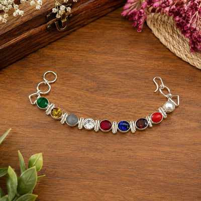 Navratan Bracelet | Multicolor Navgrah Bracelet | Lab Certified – Timeshopee