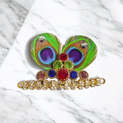 Laddu Gopal Morpankh Mukut with Peacock Design | Timeshopee
