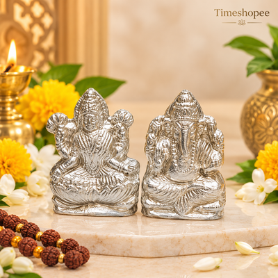 Lakshmi Ganesh Parad Murti | 100% Original Lab Certified Murti – Timeshopee