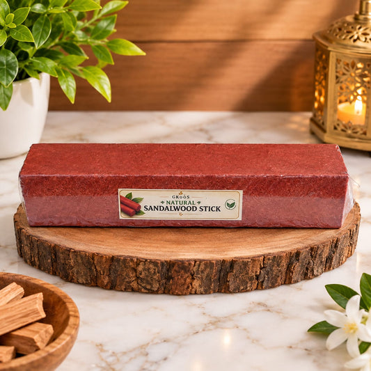 Lal Chandan Lakdi Red Sandalwood Stick 20-30 Grams for Religious Usage and Healing | Timeshopee