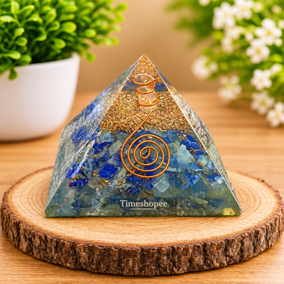 Lapis Lazuli Orgone Pyramid | Energy Healing & Meditation – Timeshopee