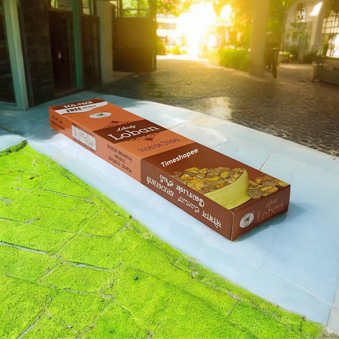 Loban Incense Sticks in an economy pack with a free gift inside, perfect for home and office temples, from Timeshopee