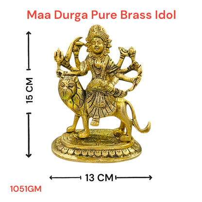Maa Durga Idol in Brass | Maa Sherawali Murti | Timeshopee